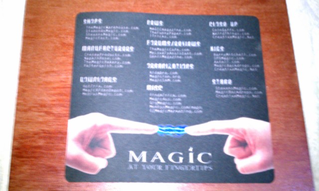 マジックショップリストマウスパッド手品