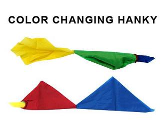 カラーチェンジハンカチーフ手品